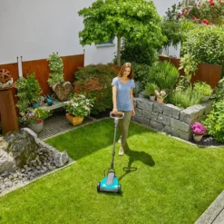 GARDENA Accumaaier HandyMower 22/18V P4A Set -Goedkope Tuin Groei Winkel gardena accu maaier handymower 22 18v p4a set 1500x1026 640af2f97174e l