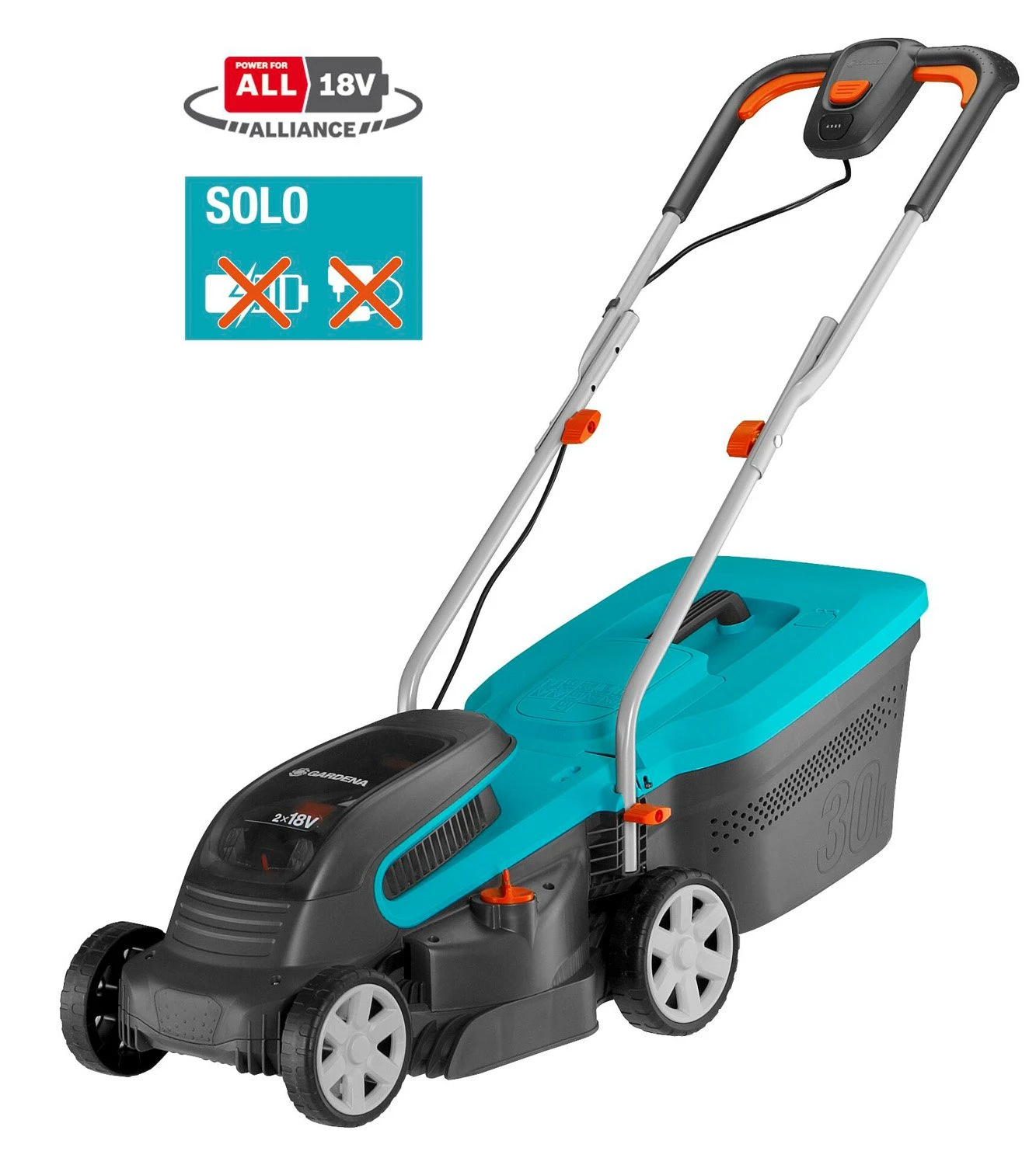 GARDENA Accu Maaier PowerMax 32/36V P4A Solo 1 GARDENA Accu Maaier PowerMax 32/36V P4A Solo