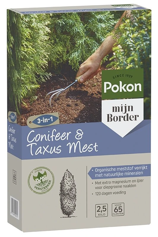 Pokon Conifeer & Taxus Mest 2,5kg 1 Pokon Conifeer & Taxus Mest 2,5kg
