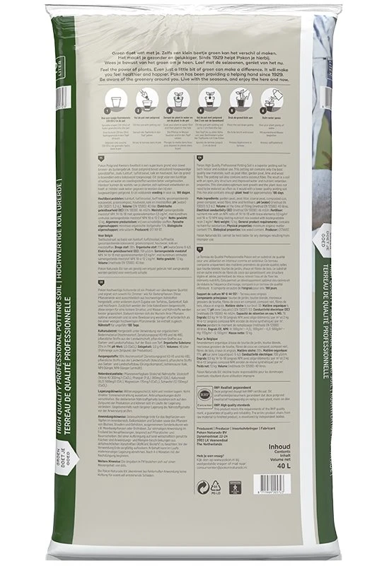 Pokon Potgrond Kwekers Kwaliteit 40L 2 Pokon Potgrond Kwekers Kwaliteit 40L - Afbeelding 2