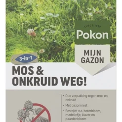 Pokon Mos En Onkruid Weg! 3-in-1 Voor 50m²